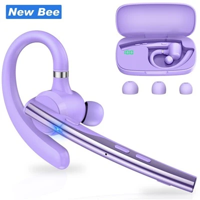 Nyt Bee-mærket lilla Bluetooth-headset